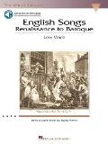 English Songs: Renaissance to Baroque: The Vocal Library Low Voice [With 2 CD's]