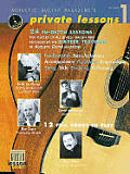 Acoustic Guitar Magazines Private Lessons 24 In Depth Lessons 12 Full Songs to Play Book 2 CD Pack
