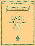 Well Tempered Clavier - Book 2: Schirmer Library of Classics Volume 14 Piano Solo