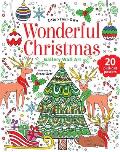 Wonderful Christmas: Coloring Book: Color-Your-Own Gallery Wall Art