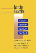 Texts For Preaching A Lectionary Commentary Based on the NRSV Year A