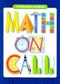Math On Call A Mathematics Handbook