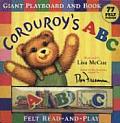 Corduroys ABC Felt Read & Play With 77 Felt Pieces & Foldout Playboard