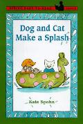 Dog & Cat Make A Splash