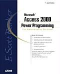 F. Scott Barker's Microsoft Access 2000 Power Programming with CDROM (Professional Results)