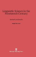 Linguistic Science in the Nineteenth Century: Methods and Results