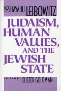 Judaism, Human Values, and the Jewish State