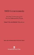 1400 Governments: The Political Economy of the New York Metropolitan Region