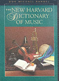 New Harvard Dictionary Of Music