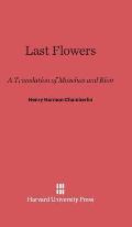 Last Flowers: A Translation of Moschus and Bion
