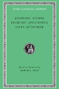 Homeric Hymns Homeric Apocrypha Lives of Homer