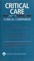 Clinical Companion Series Critical Care Clinical Companion