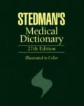 Stedmans Medical Dictionary 27th Edition
