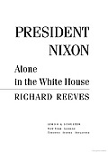 President Nixon Alone In The White House