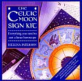 Celtic Moon Sign Kit Everything You Need to Cast a Lunar Horoscope With 112 Pg Book 176 Pg Book & 60 Pg Notepad & Wheel & Chinagraph Penc