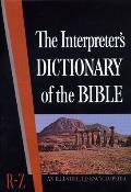 Interpreters Dictionary Of The Bible Volume 4 R Z