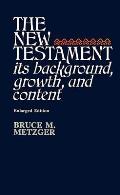 New Testament Its Background Growth & Co