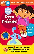 Nick JR Ready To Read Boxed Set Learn to Read with Dora & Friends With 3 Bookmarks