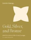 Gold Silver & Bronze Metal Sculpture Of the Roman Baroque