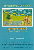 Ramayana of Valmiki Volume 1