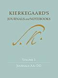 Kierkegaard's Journals and Notebooks: Volume 1: Journals AA-DD