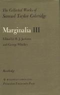 Marginalia Volume 3 Irving to Oxlee Collected Works of Samuel Taylor Coleridge Volume 12 Bollingen 75