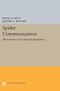 Spider Communication: Mechanisms and Ecological Significance