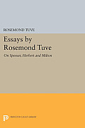 Essays by Rosemond Tuve: On Spenser, Herbert and Milton