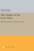 The Vitality of the Lyric Voice: Shih Poetry from the Late Han to the T'Ang