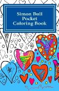 Simon Bull Pocket Coloring Book: Volume II Hearts