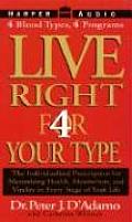 Live Right 4 Your Type The Individualized Prescription for Maximizing Health Well Being & Vitality in Every Stage of Your Life