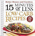 15 Minutes Or Less Low Carb Recipes