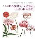Rhs Gardeners Five Year Record Book
