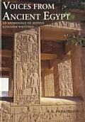 Voices From Ancient Egypt An Anthology Of Middle Kingdom Writings