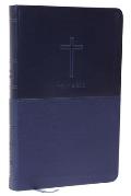 NKJV, Value Thinline Bible, Standard Print, Imitation Leather, Blue, Red Letter Edition