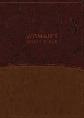 The NKJV, Woman's Study Bible, Fully Revised, Imitation Leather, Brown/Burgundy, Full-Color, Indexed: Receiving God's Truth for Balance, Hope, and Tra