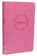 KJV, Deluxe Gift Bible, Imitation Leather, Pink, Red Letter Edition