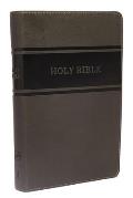 Bible KJV Deluxe Gift Imitation Leather Gray Red Letter Edition
