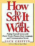 How To Say It At Work