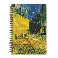 Van Gogh Terrace at Night 7 X 10 Wire-O Journal