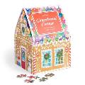 Joy Laforme Gingerbread Cottage 500 Piece Puzzle in a House