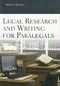 Legal Research & Writing For Paralegals 4th