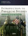 Introduction Paralegal Studies 3e