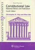 Constitutional Law National Power & Federalism