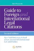 Guide to Foreign and International Legal Citation