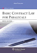 Basic Contract Law for Paralegals Sixth Edition