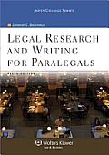Legal Research & Writing for Paralegals Sixth Edition