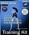 MCSA MCSE Exam 70 290 Managing & Maintaining A Microsoft Windows 2003 Server Environment Self Paced Training Kit