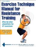 Exercise Technique Manual for Resistance Training With 2 DVDs