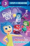 Inside Out Step into Reading 2 Disney Pixar Inside Out Welcome to Headquarters